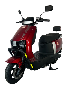 Smart Electric Scooter Motorcycle Minlong Sky with APP 72V 21AH Swappable Lithium Battery, 10-Inch Lingming Motor 50km/h City Commuter E-Bike